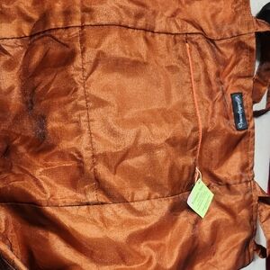 Stylish Orange Iridesent Cathyana Revesiable Tote Bag Nwt